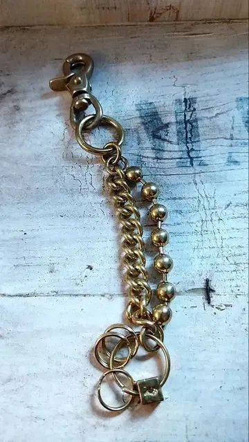 브루나보인 지갑 체인 키링