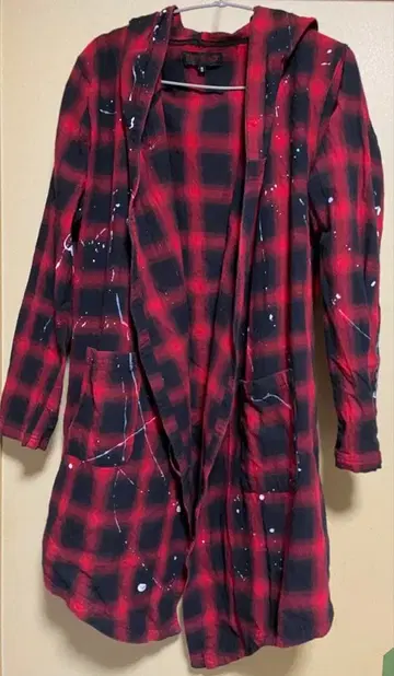 JURY BLACK 주리 블랙 긴팔 셔츠 체크 빨검