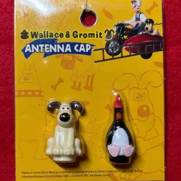 월레스와 그루밋 피규어 안테나 캡 (그루밋, 맥그로)