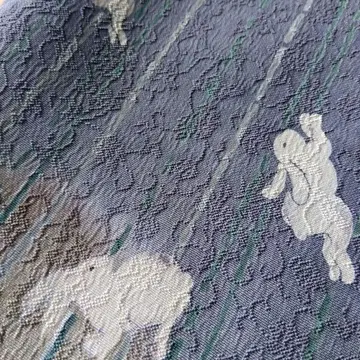 고급 순수 실크 코몬(이중 기모노) 루즈한 사이즈