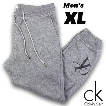 캘빈클라인 진스 스웨트 팬츠 남성용 그레이 XL 구제 의류
