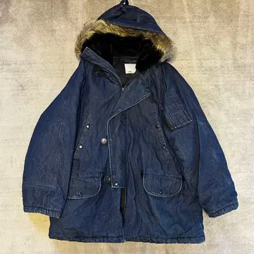 모즈 코트 아우터 퍼 포함 L 데님 자켓