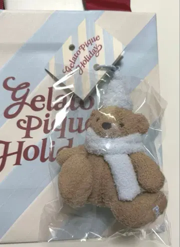 새상품 젤라또피케 이벤트 한정판 베어 참 스카이블루 완판템