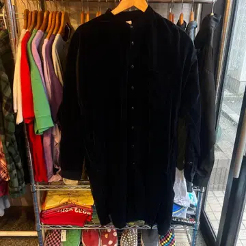 동양 엔터프라이즈 Gold 블랙 벨벳 셔츠 M 사이즈