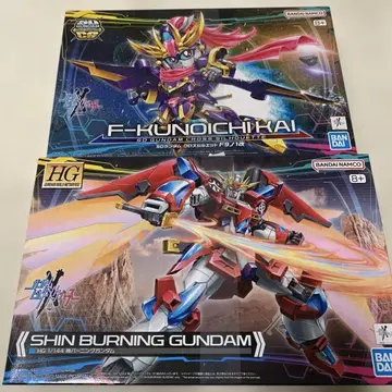 [ 미개봉 ] 신 버닝 건담 & F91 건담 프라모델 세트