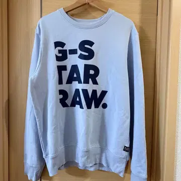 지스타 로우 라이트 블루 맨투맨 L