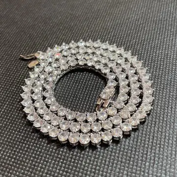 [ 새상품 ] 목걸이 테니스 체인 CZ 다이아몬드 블링블링 아이스 아웃