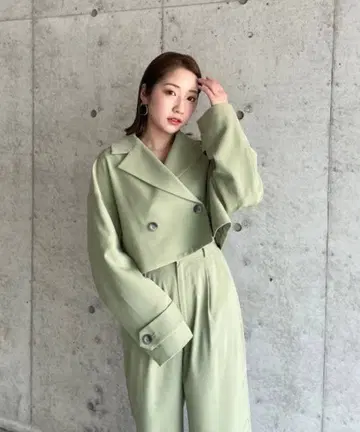 rienda 팬츠 셋업 그린