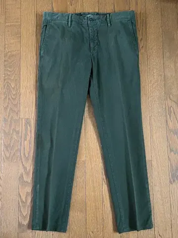 인코텍스 INCOTEX 코튼 스트레치 팬츠 올리브 그린