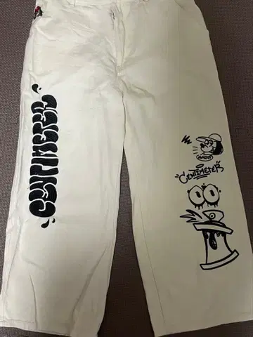 CENTIMETER 페인트 카고 팬츠