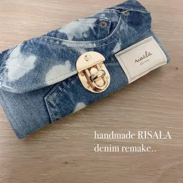 데님 리메이크 지갑