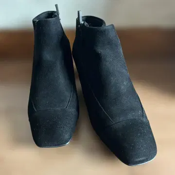 fit fit 블랙 스웨이드 앵클부츠