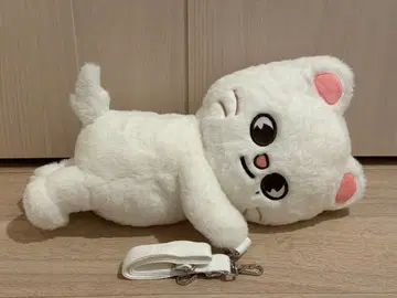 1회 사용한 새상품급 지니 레트 SKZOO 플러시 백 봉제 인형 숄더백