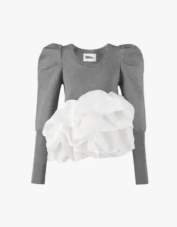 [ 미사용 새상품 ] Bibiy. 페플럼 니트