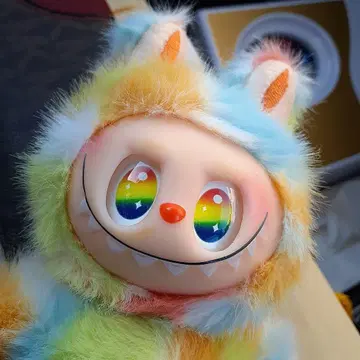 러브브, 인형, 마스코트, 단품입니다. 레인보우 컬러