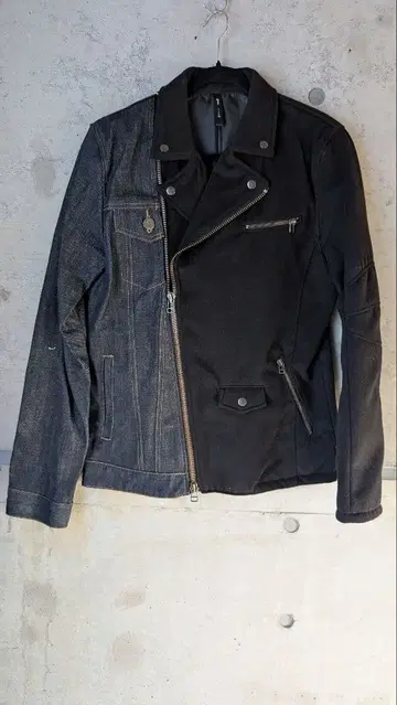 새상품급 glamb 라이더스 데님 자켓 리메이크 XL glamb