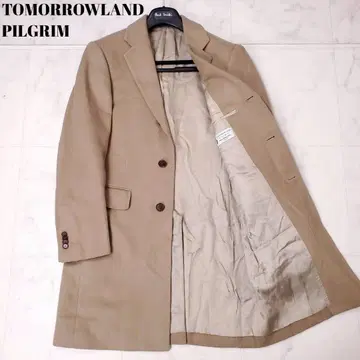 최근 새상품급 투모로우랜드 필그림 울 캐시미어 체스터 코트 베이지
