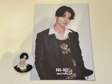 ENHYPEN NI-KI 클리어 파일 & 캔뱃지 세트
