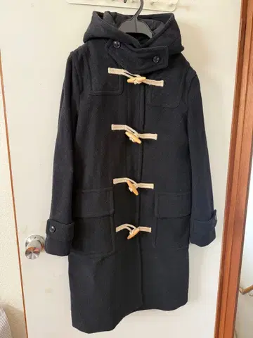 MOUSSY 블랙 더플 코트