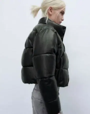 ZARA 워터 윈드 프로텍션 숏 퍼프 아노락 세트