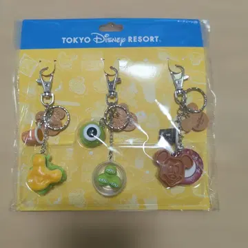 도쿄 디즈니 리조트 키링 3개 세트 미사용 새상품