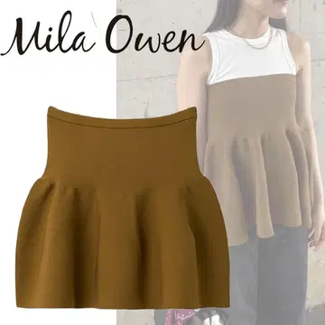 Mila Owen (밀라 오웬) 페플럼 베어 니트 1