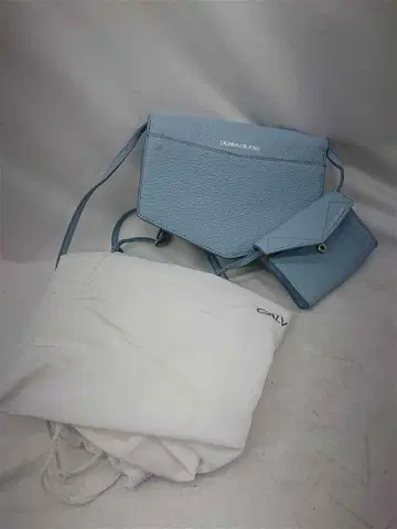 캘빈 클라인 진스 숄더백 & 카드 케이스 세트 블루