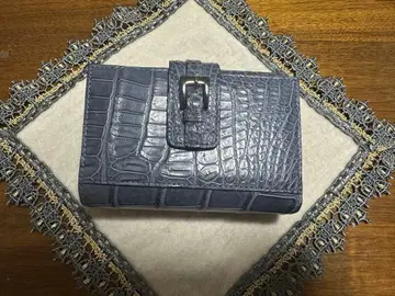 크로커다일 이단 접이식 지갑