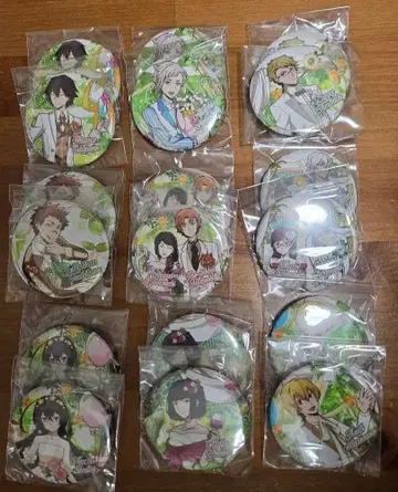 문호 스트레이독스 콜라보 카페 본점 캔뱃지 세트