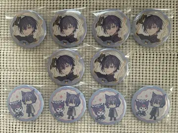 니지산지 코야나기 로우 Dytica 산리오 랜덤 키라키라 캔뱃지