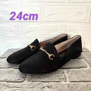 cavacava 사바사바 플랫슈즈 블랙 24cm