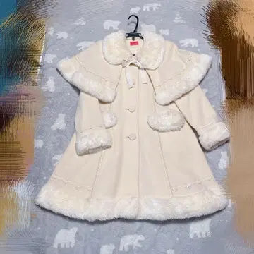 [ 초기 단종 ] BABY 밀키 코트 오프화이트