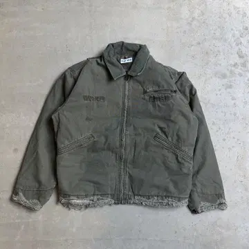 WOKE EDGE 밀리터리 자켓 올리브 그린