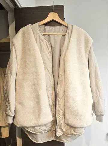 니코앤드 리버서블 퀼팅 자켓 (플리스 탈부착 가능)