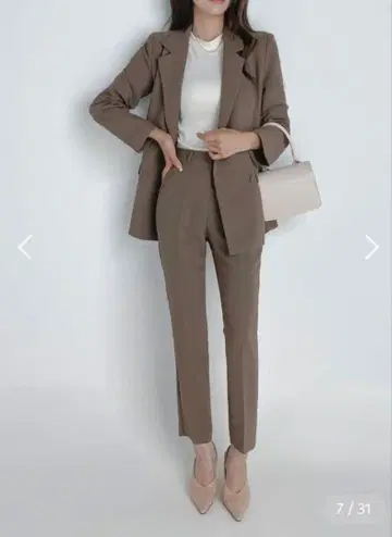 NUKE 브라운 팬츠 셋업 M 사이즈