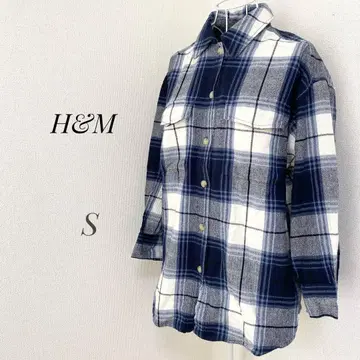 [ H&M ] 오버 사이즈 트윌 오버 셔츠 여성용 ap1629