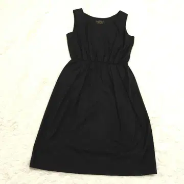 nano universe 블랙 슬리브리스 무릎 기장 원피스 2차 모임