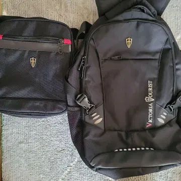 빅토리아 투어리스트 블랙 백팩 숄더백