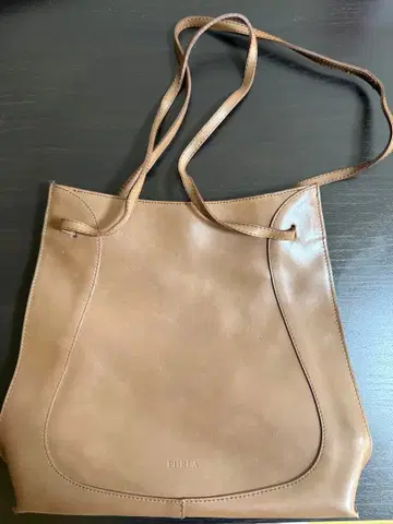 FURLA 가죽 숄더백 베이지