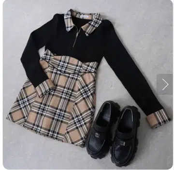 Lipservice 체크 무늬 셋업