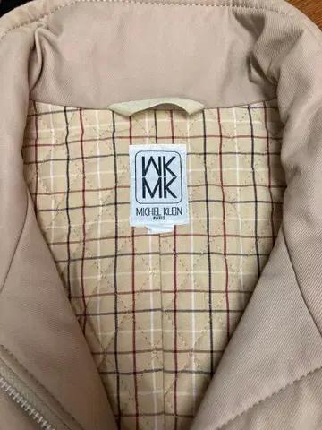 MICHEL KLEIN 베이지 집업 자켓