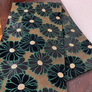 고급 순수 실크 몰 육통 후쿠로 오비