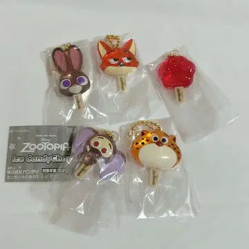 주토피아 아이스캔디 5종