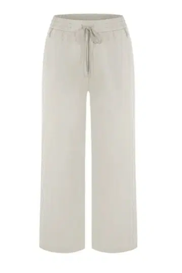 Andar Airy Fit 속기모 와이드 팬츠 롱 M 화이트머스크