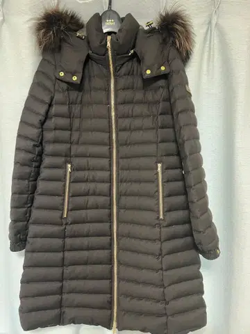 TATRAS 후드 부착 브라운 다운 자켓