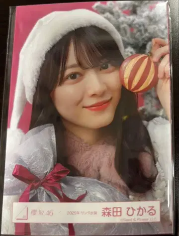 사쿠라자카46 모리타 히카루 브로마이드 2025년 산타 의상 요리