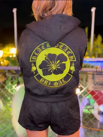 BLACK PEACH 블랙피치 유라 복숭아 하이비스커스 셋업