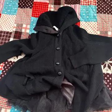 사카이 sacai luck 백 프릴 가디건 니트 자켓