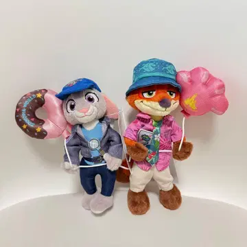 주토피아 인형 배지 닉 주디