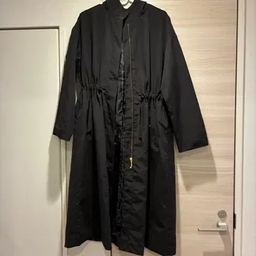 마운틴 후드티 롱 블랙 얇은 소재